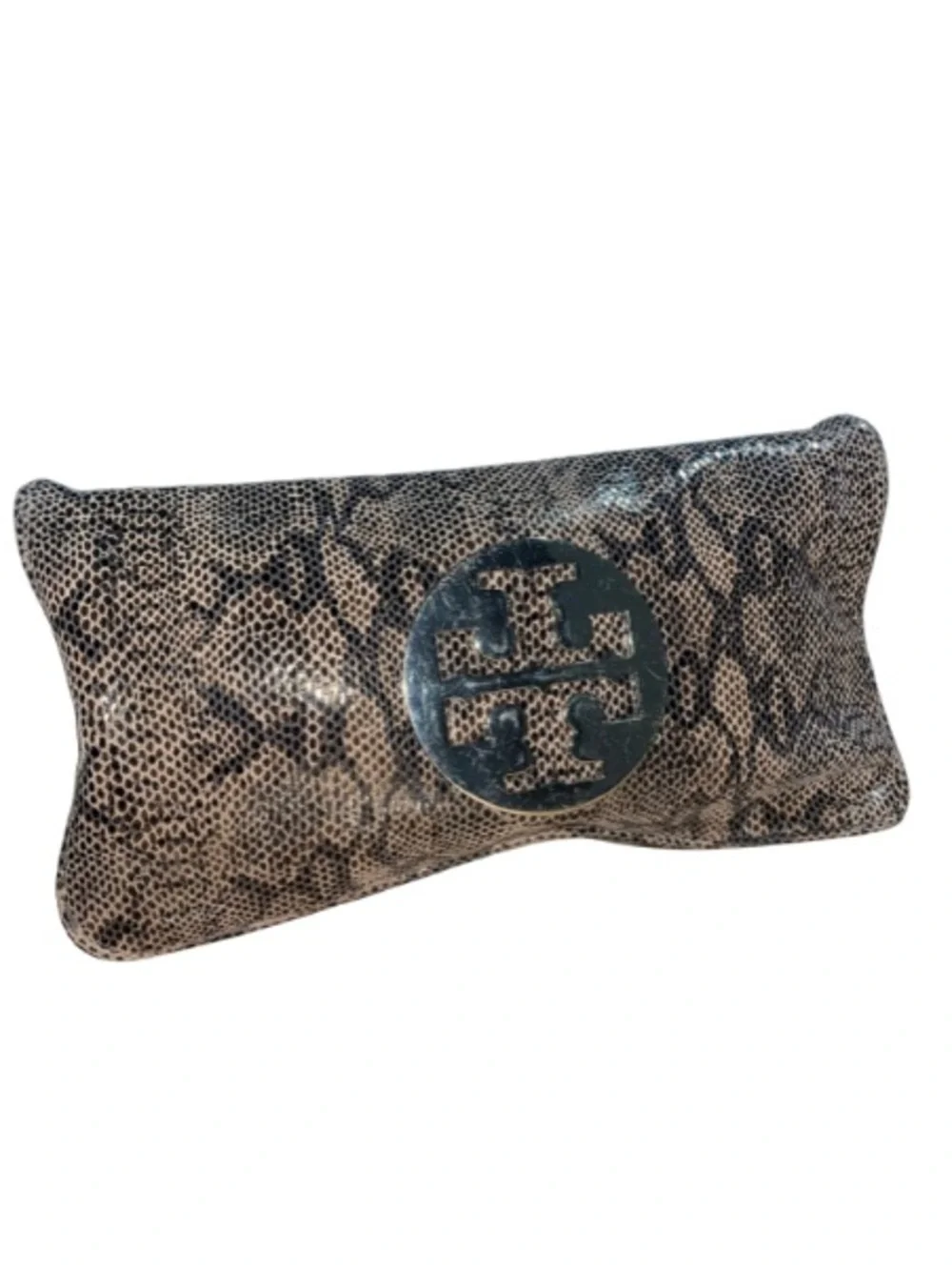 ✨RARE FIND✨Tory Burch Reva Python Print Clutch